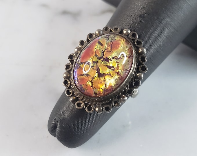 Womens Vintage Estate Sterling Silver Ring 4.6g E6158