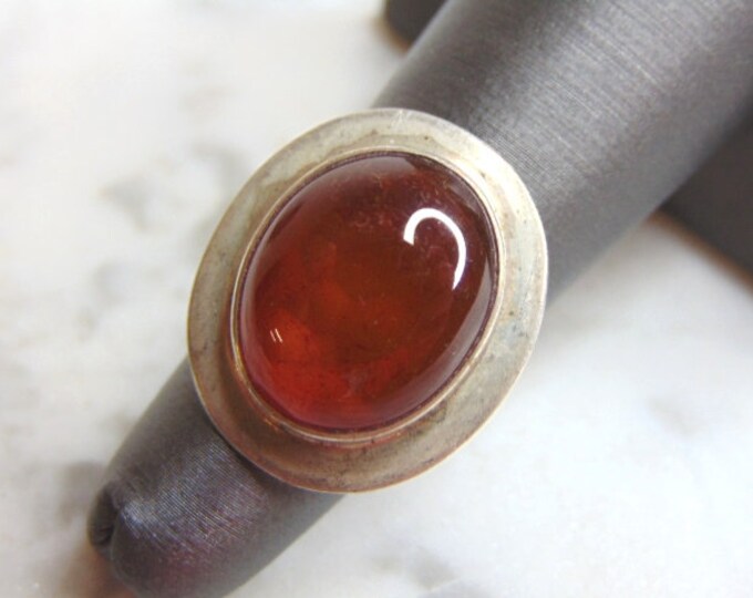 Womens Vintage Estate Sterling Silver Modernist Ring 5.3g E7338