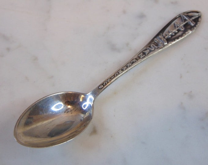 Vintage Collectible Sterling Silver San Francisco Golden Gate Bridge Spoon