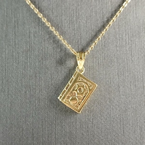 Sterling Silver Gold Tone Jewish Judaica Star of David Pendant, 3.5g E3795