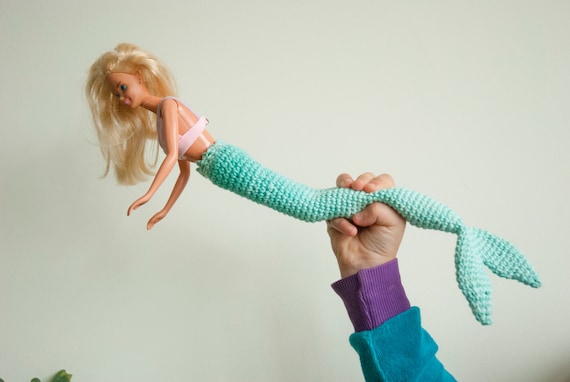crochet barbie mermaid tail pattern