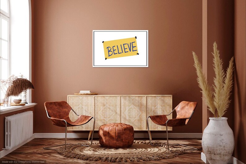 Ted Lasso Ted Lasso Believe Sign Believe Poster Gift For | Etsy