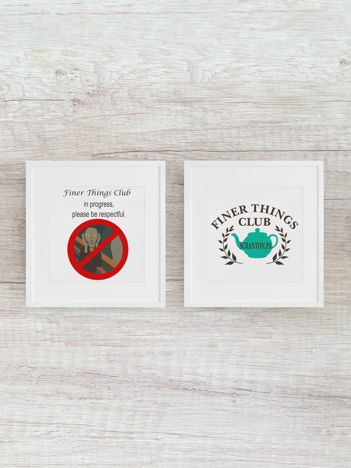 The Office Show Inspired Printable Digital Wall Art Bundle, Finer