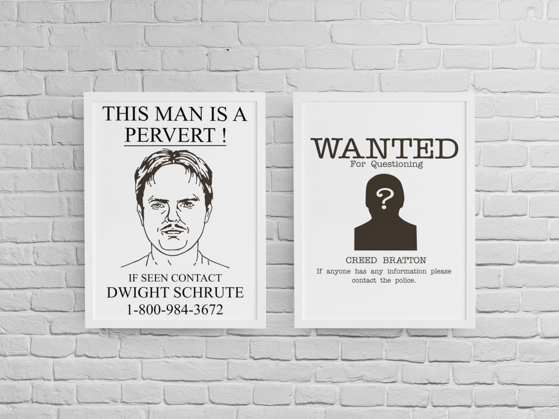 The Office Show Inspired Printable Digital Wall Art Bundle,dwight ...