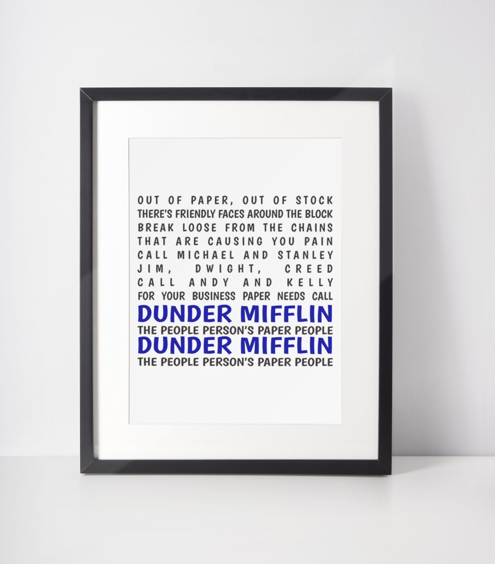 The Office Show Inspired Printable Digital Wall Art Bundle, Dunder ...