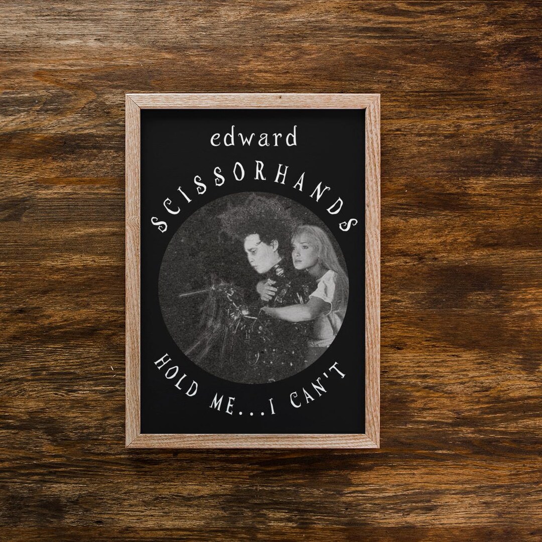 Edward Scissorhands Printable Tim Burton-inspired Digital Art Instant ...