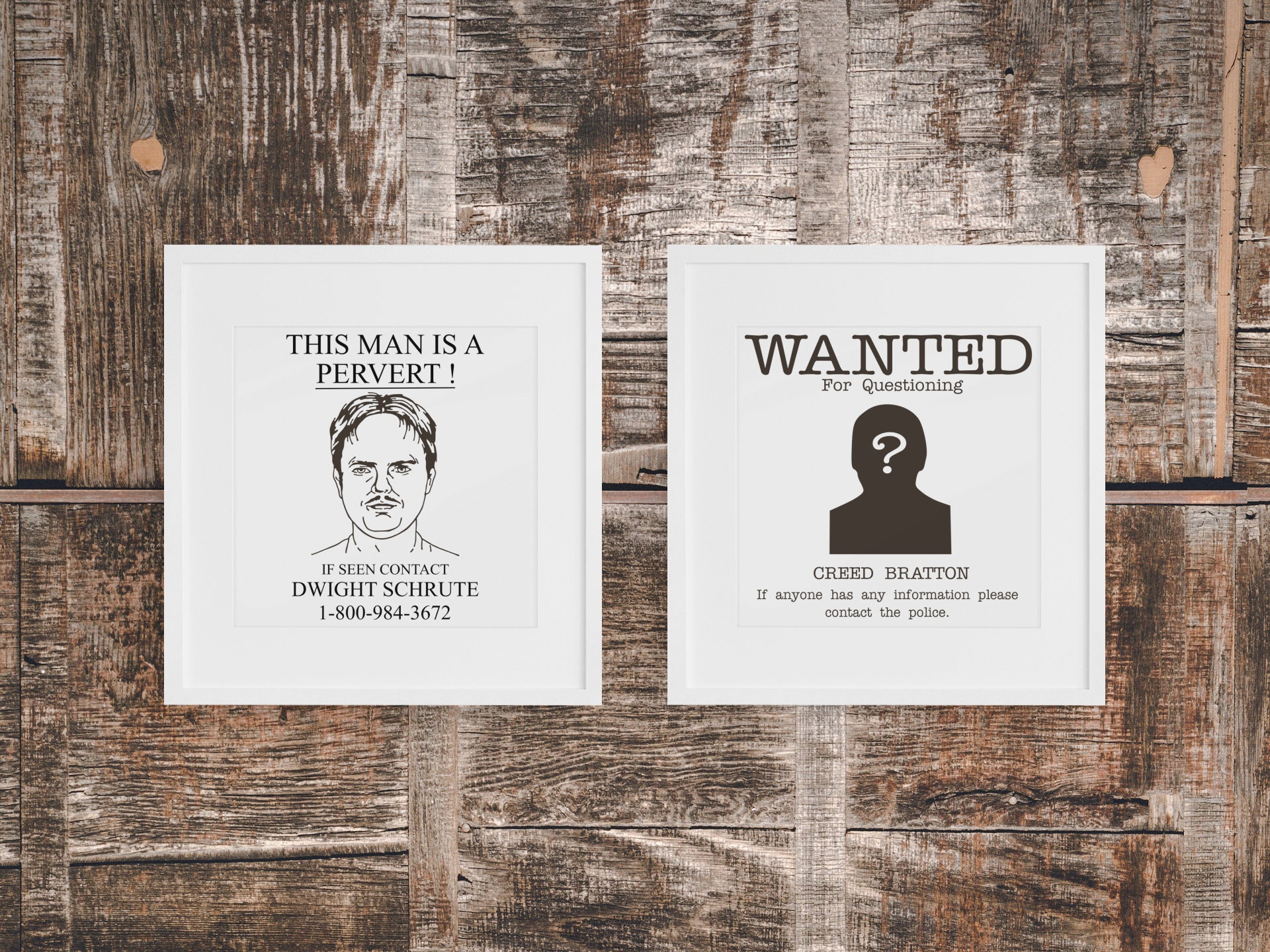 The Office Show Inspired Printable Digital Wall Art Bundle,dwight ...