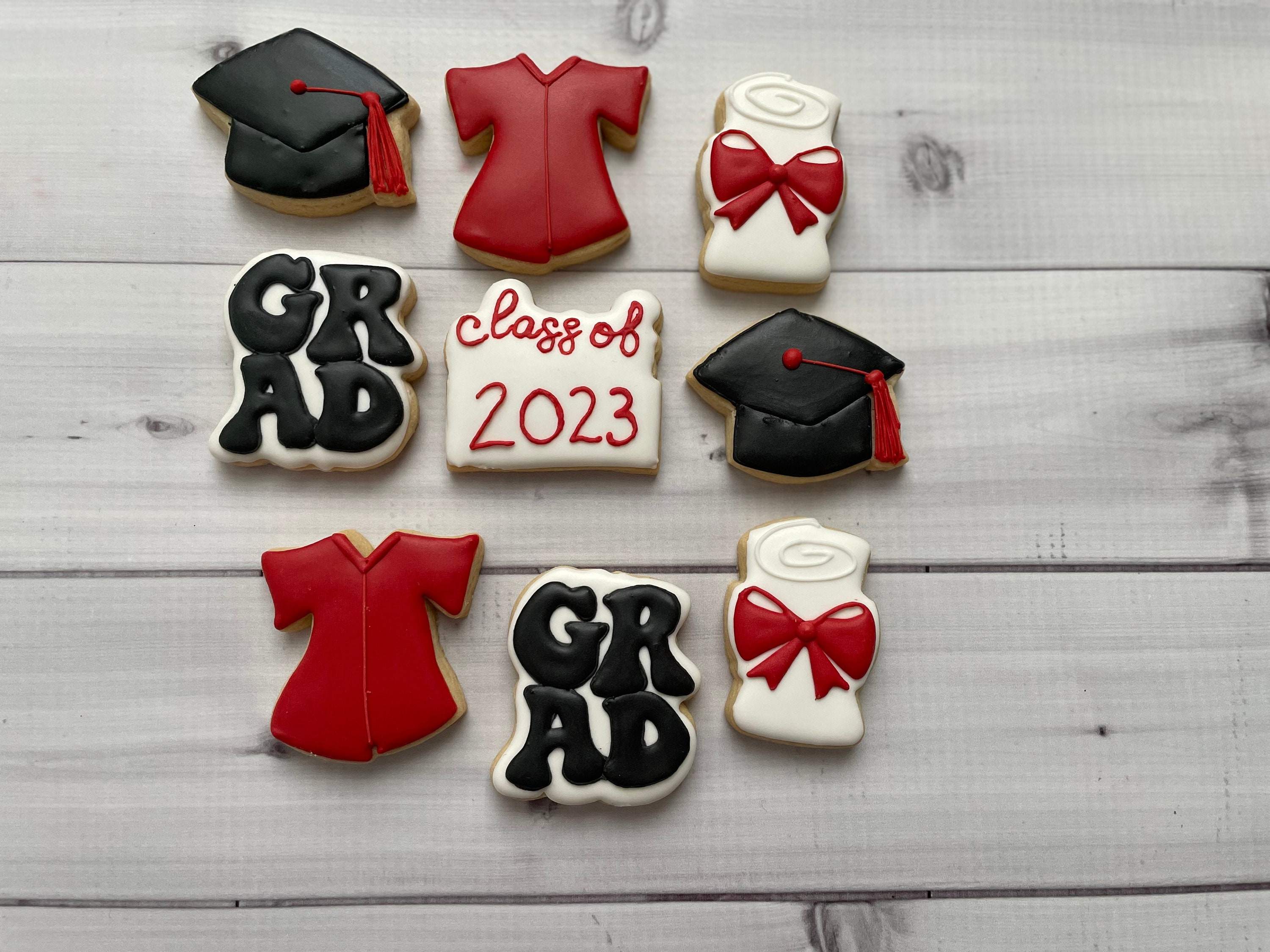 Mini Graduation Cookies Mini Graduation Cookies - Etsy