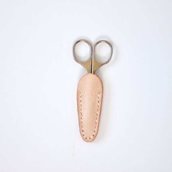 Small scissor case, leather scissor case, embroidery scissor, scissor case, thread cutter cover, thread snips case, scissor cover