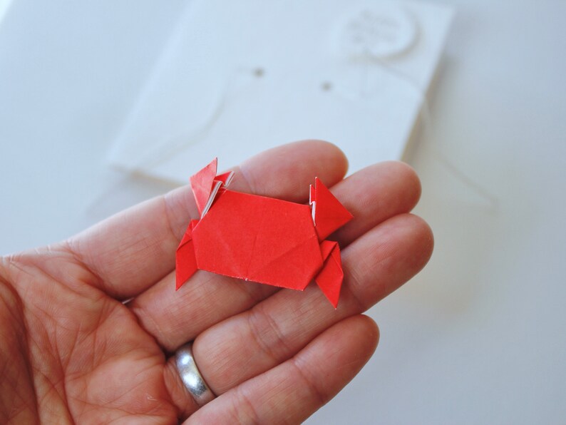 Origami animal, mini origami, origami art, origami star, origami heart, origami ornament, origami, Elmer elephant, shurikens, paper animal image 8