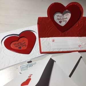 Biglietto auguri o San Valentino personalizzabile, calamita a forma di cuore rosso, idea regalo.