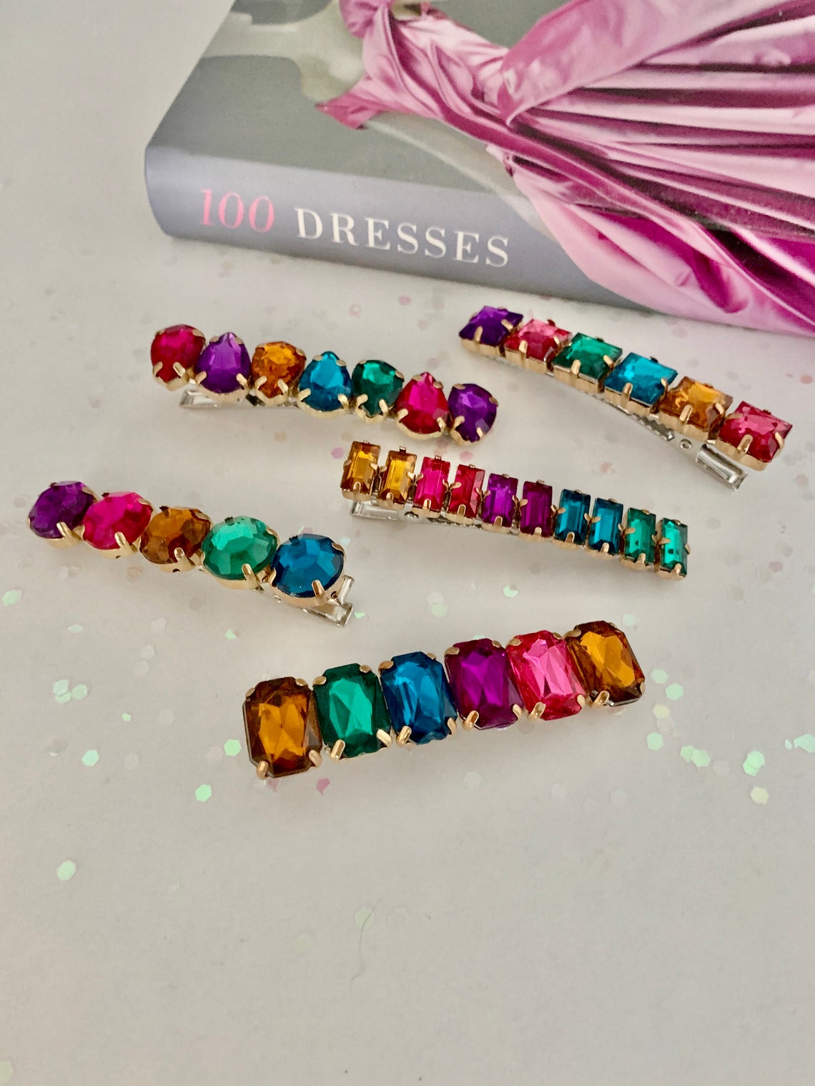 Hair Clip Gem Clip Jewel Hair Clip Hair Accessories Etsy