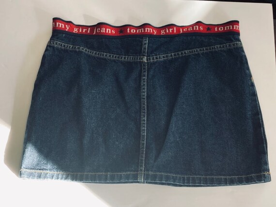 Vintage Tommy Girl Tommy Hilfiger denim mini skir… - image 2