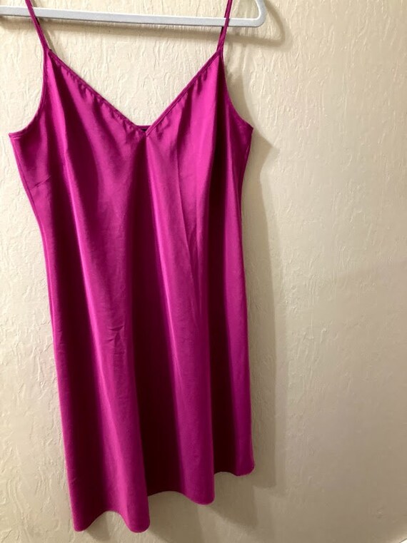 Slip Dress Vintage Party Dress Purple - image 2