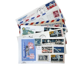 USA vintage Space and aviation themed envelopes Collection.