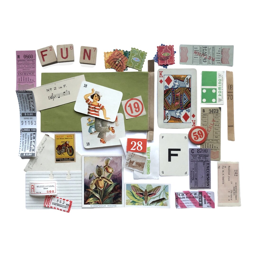 Vintage Fun Ephemera Mixed Packs 4 Packs to Choose From. Etsy