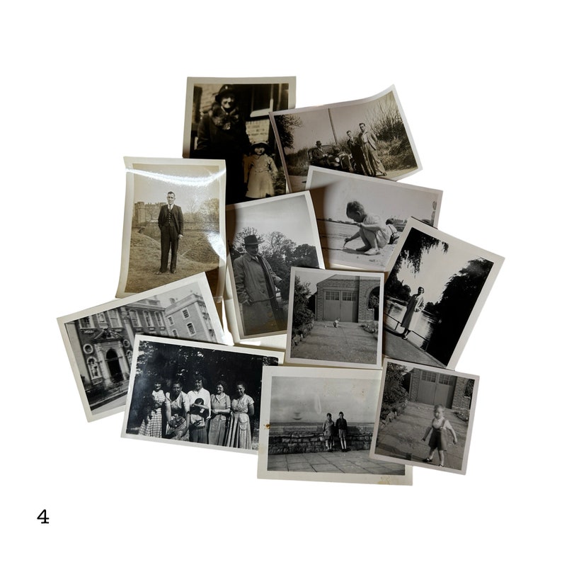 Sets of mixed vintage photography sets of 10-12 photographs. P66 Set 4