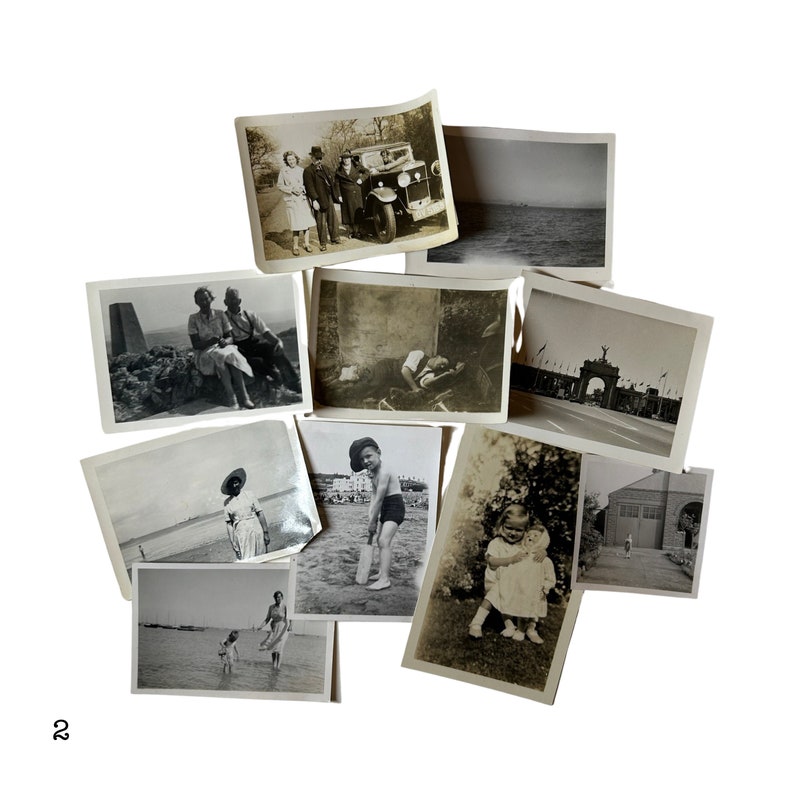 Sets of mixed vintage photography sets of 10-12 photographs. P66 Set 2