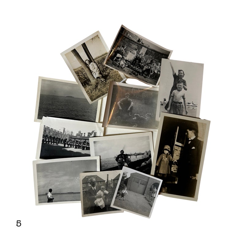 Sets of mixed vintage photography sets of 10-12 photographs. P66 Set 5