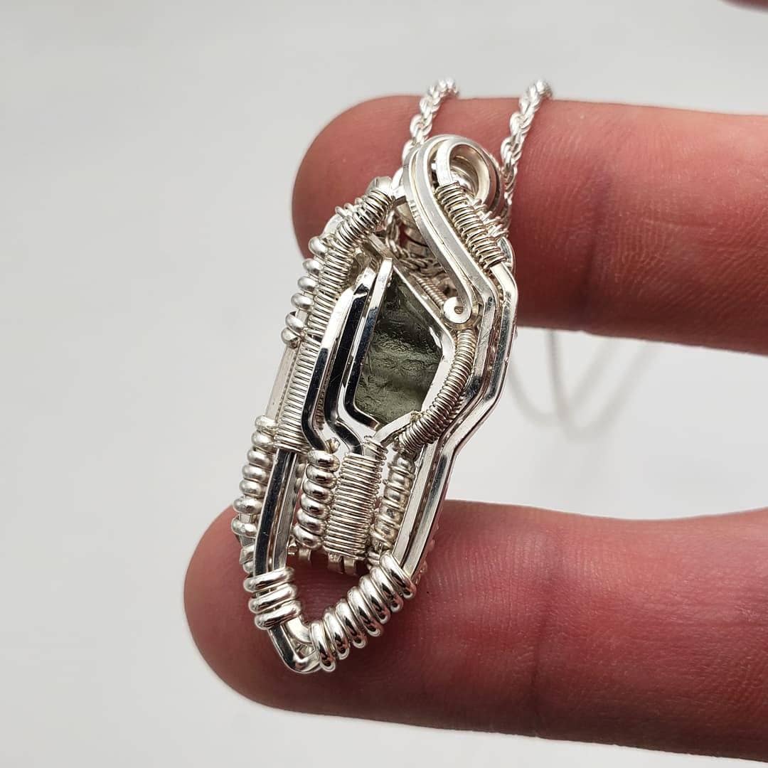 Wrapped Pendant Samshipwraps Custom Wire Wrap Gemstone Pendant