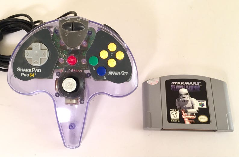 Vintage Plug and Play Nintendo 64 Game System with 6 Games Etsy