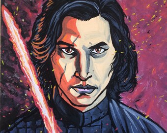 Kylo Hollywood Square Painting Print