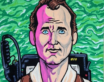 Ghostbusters Hollywood Square Painting Print