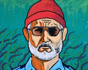 The Life Aquatic Hollywood Square Painting Print