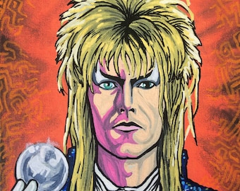 Goblin King Hollywood Square painting Print