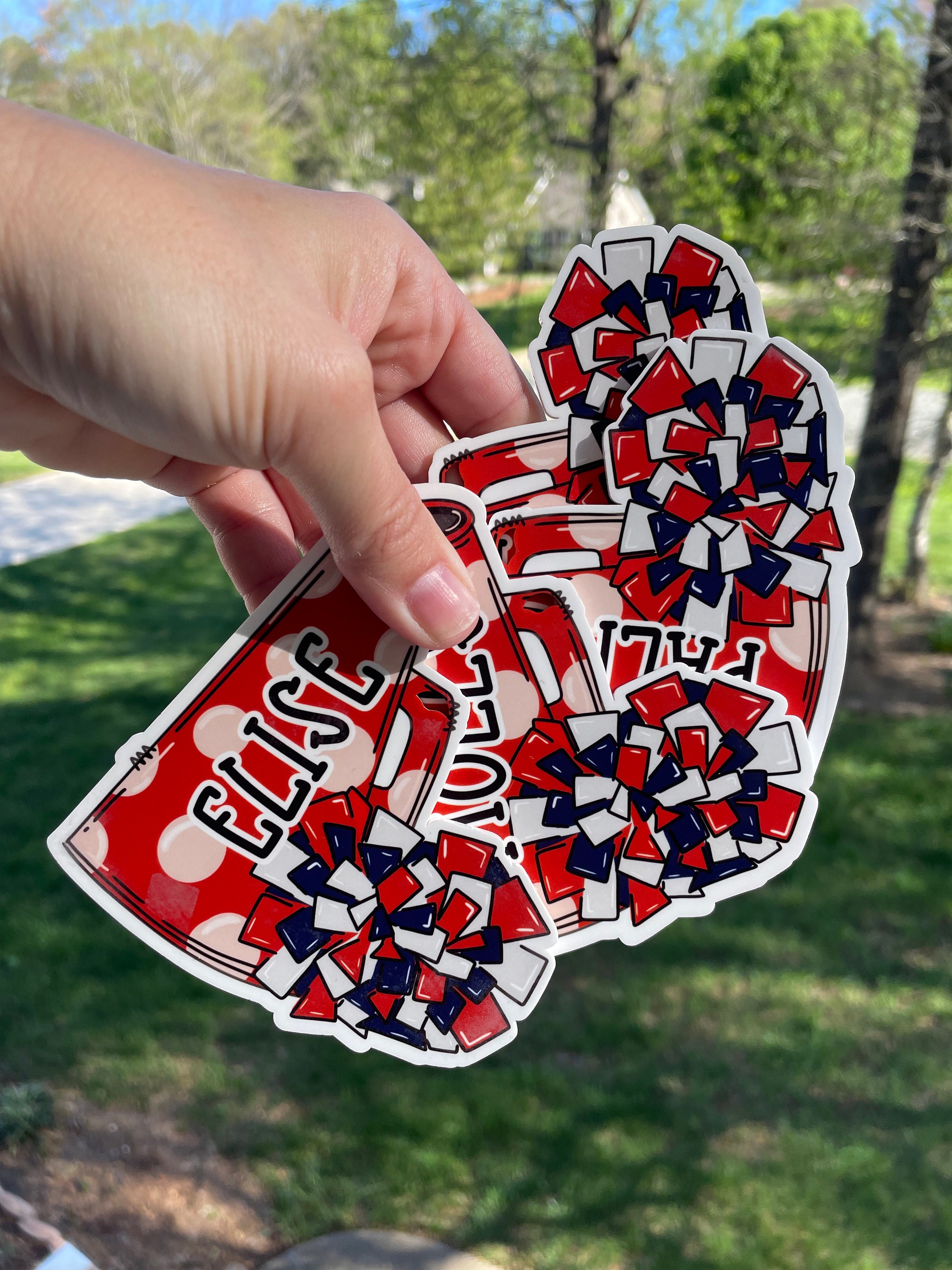 Cheer Backpack Tags Cheer Bag Tag, Cheer Luggage Tag, Cheerleader, Cheer Gift, Personalized ...