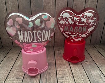 Valentine Candy Dispenser, Valentine Decor, Valentine Gift, Mini Candy Dispenser