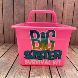 Big Sister Gift, Big Sister Survival Kit, Personalized gift, New Big Sister