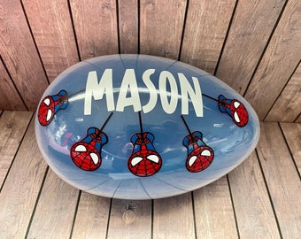 Easter Basket, Spider Egg, Personalized Easter Egg, Personalized Gift, Superhero Easter