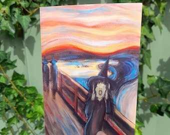 The scream - witch - mini print