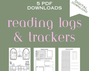 Reading log & tracker sheets *PDF DOWNLOAD*