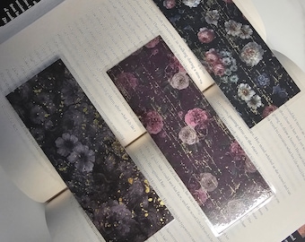 Golden Floral bookmarks