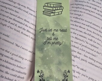 Tell Me I'm Pretty bookmark