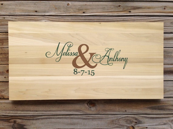 Wedding Guest book alternative wood sign. Rustic Guestbook sign in board