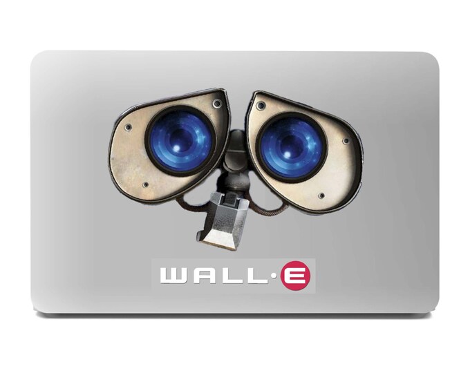 Wall e laptop sticker. Car decal. Large 10 x 7 inches Waterproof