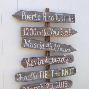 Event signage. Wood direction sign for Party decor. Rustic. image 2