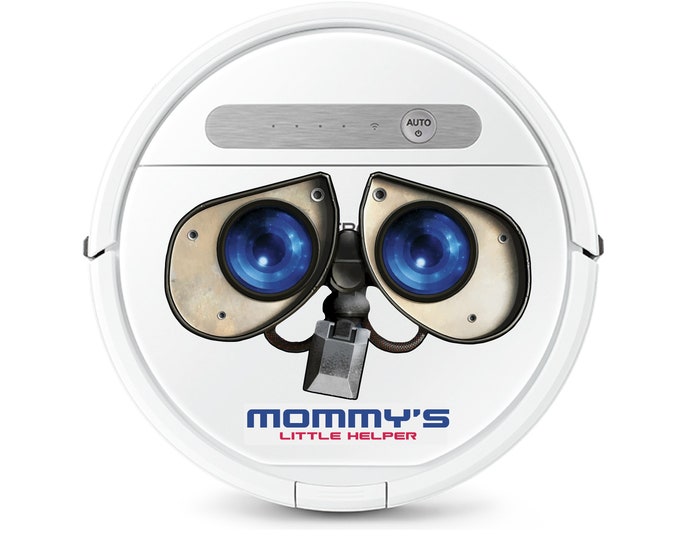 Mommy's little helper decal, robot vacuum sticker waterproof. Mom's gift idea