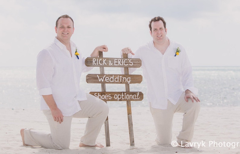 Gift for couple Rustic wedding decor Beach Wedding sign wood with Names