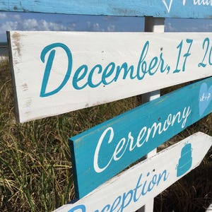 Welcome Direction Sign Welcome Wedding Beach Direction Sign With Names, Destination Wedding ...
