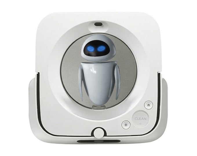 Eva sticker for iRobot Braava Jet M6 cleaner. Funny stickers waterproof.