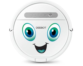 Decal sticker for robot vacuum cleaner, laptop