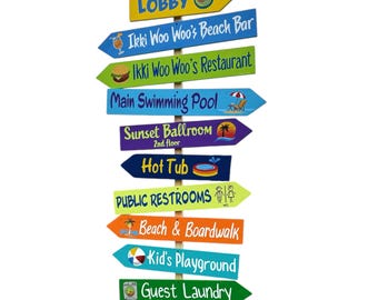 Directional Sign Personalized for Hotels & Resorts – Guide Your Guests in Style. Outdoor Wayfinding arrow boards, Custom direction arrows