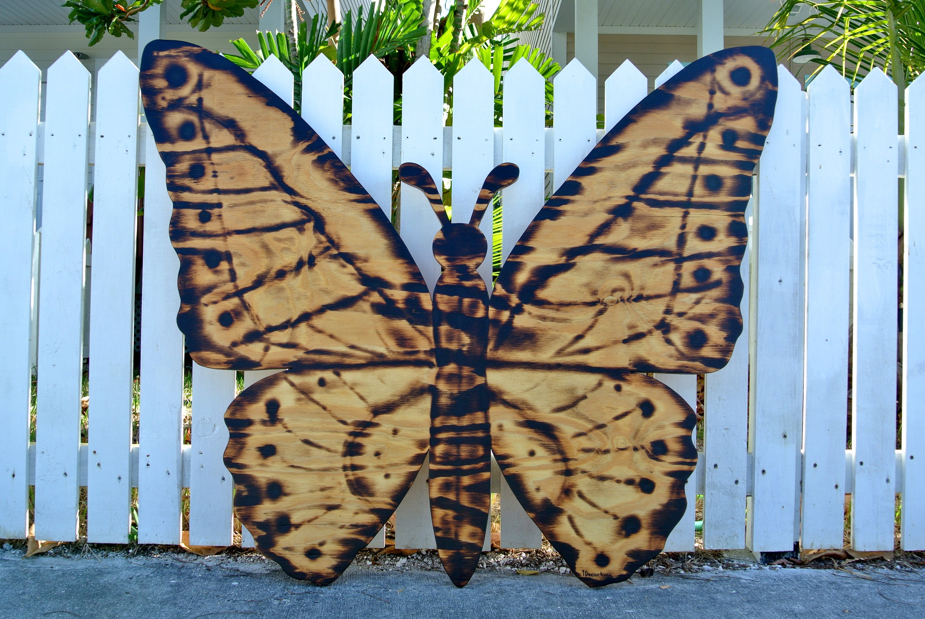 Wooden Butterfly Gift for Her Large Wood Burning Butterfly Etsy
