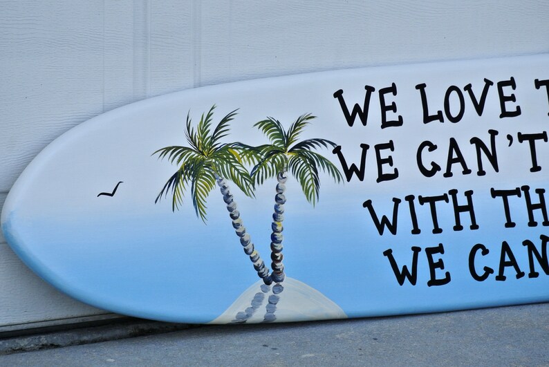 Pool Decor Surfboard Wood Sign. Outdoor Surfboard Wall Art. Etsy