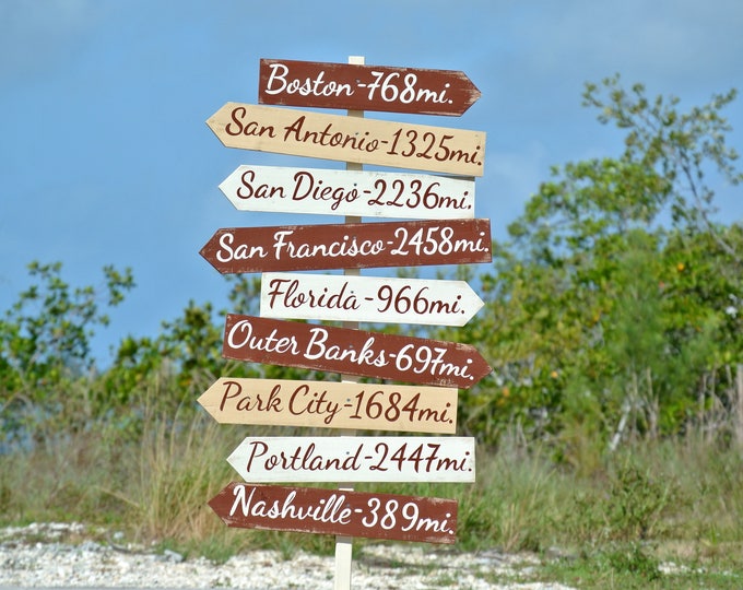 Gift for mom and dad Directional sign personalized, Christmas gift for mom dad. Yard directional sign post with names