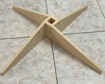Free standing base for Directional sign. Wood base for indoor direction signpost.
